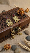 Zira Kashmiri Earrings (Wine)