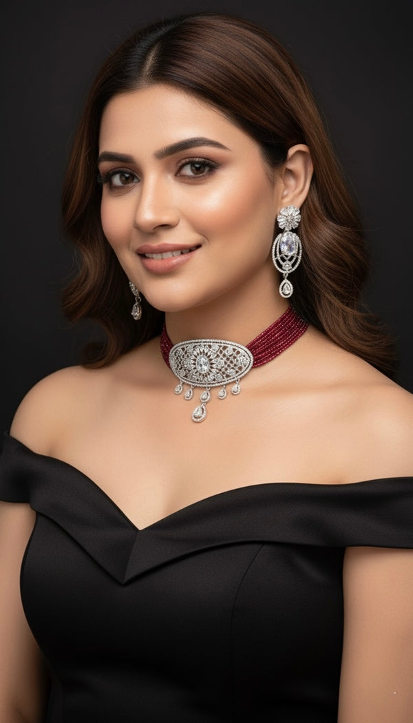 Amira AD Chokar Set (Wine)