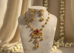 Sufi Kashmiri Necklace (Red with Multi-Colour)