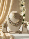 Ravina Kundan Necklace (Green)