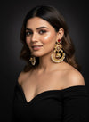 Rani Kashmiri Earrings (Wine)