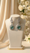 Bloomy AD Earrings (Mint Green)