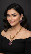 Diora AD Necklace (Purple)