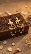Moorni Kashmiri Earrings (Beige)