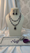 Regal Tier AD Necklace (Purple)