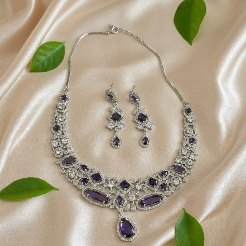 Mira AD Necklace (Purple)