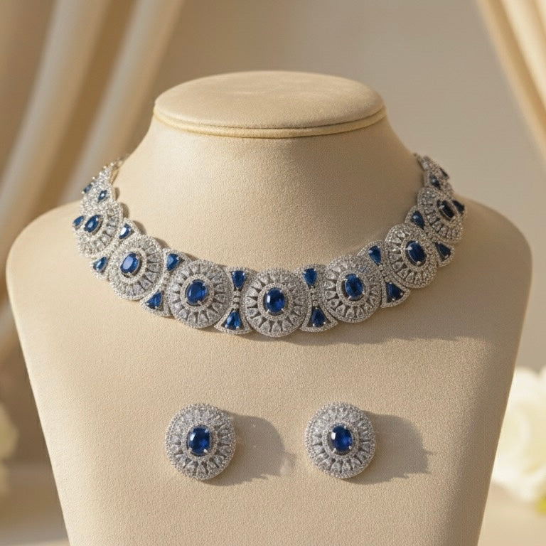Elira AD Necklace (Blue)