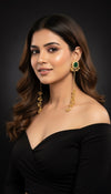 Suhana Kashmiri Earrings (Green)