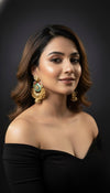 Kashvi Kashmiri Earrings (Mint Green)
