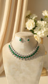 Luxe Line AD Necklace (Green)