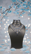 Empress Shine AD Necklace (Blue)