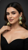 Heritage Jhumkas (Mint Green)
