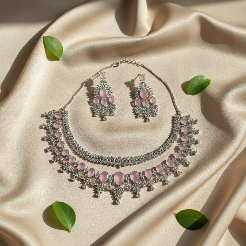Lustre AD Necklace (Pink)