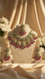 Zarnoor Kundan Bridal Necklace (Wine and Green)