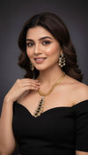 Noorvi AD Necklace (Black)