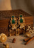 Maharani Kashmiri Earrings (Green)