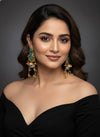 Maharani Kashmiri Earrings (Mint Green)