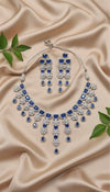 Empress Shine AD Necklace (Blue)