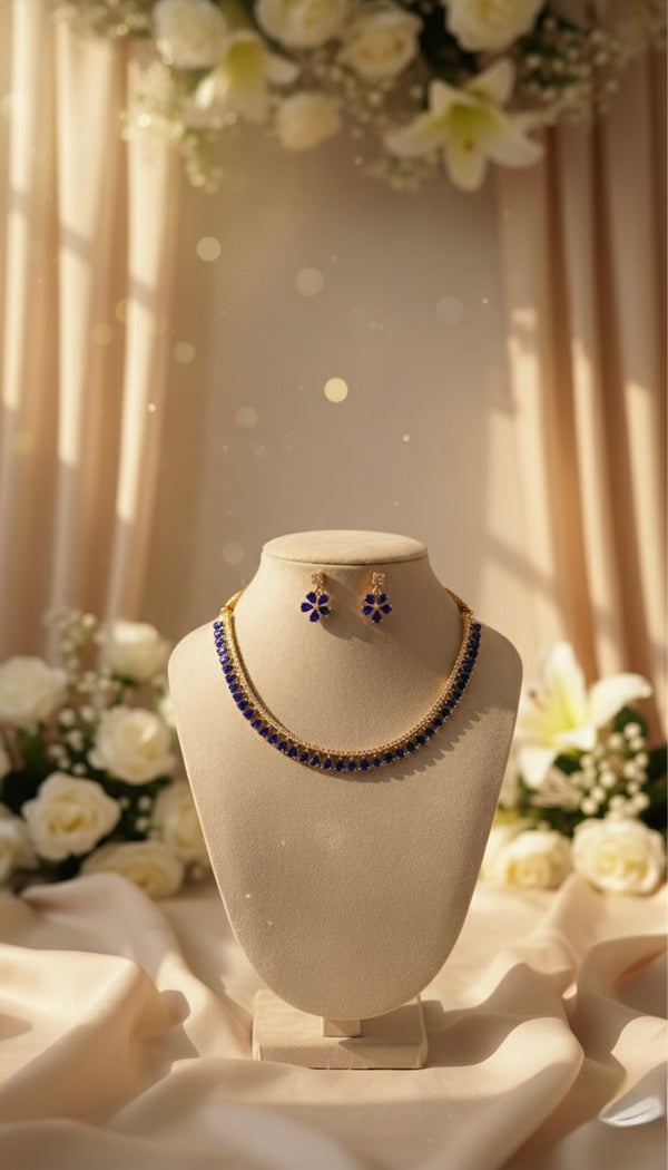Myra AD Necklace (Blue)