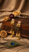 Roohi Kashmiri Earrings (Pink)