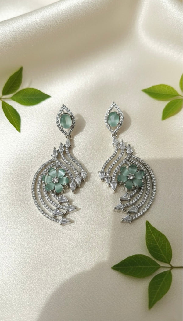 Blush AD earrings (Mint Green)