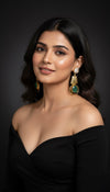 Lara Hasli Earrings (Mint Green)
