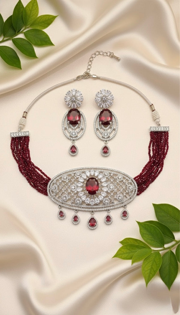 Amira AD Chokar Set (Wine)