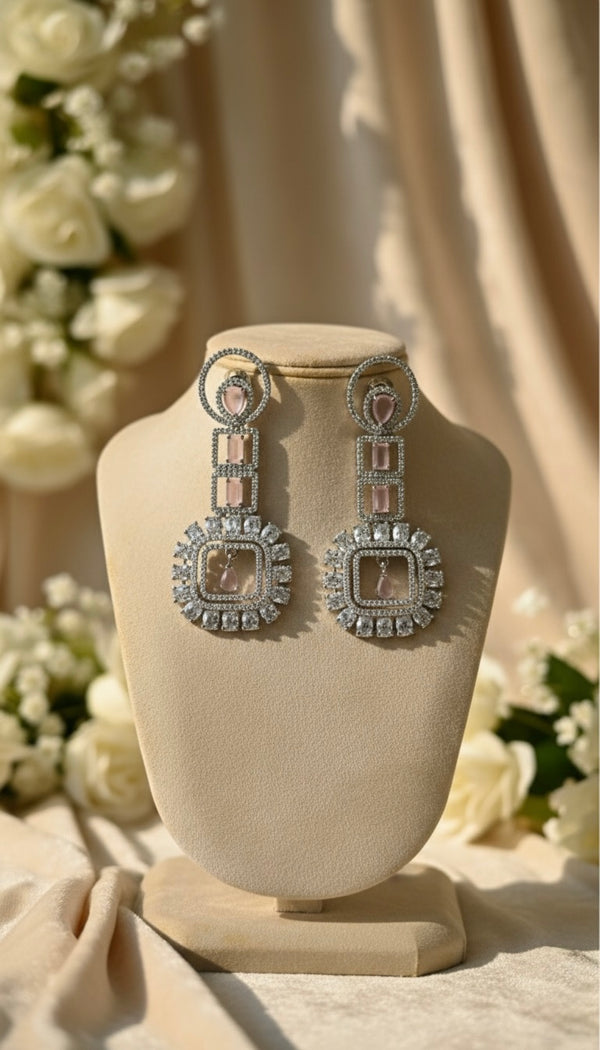 Diva AD Earrings (Pink)