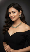 Meher Kundan Necklace (Green)