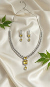 Regal Vine AD Necklace (Yellow)