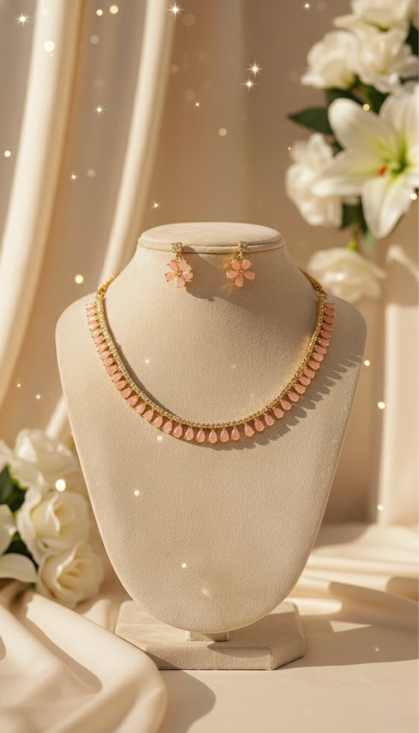 Myra AD Necklace (Peach)