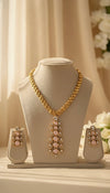Noorvi AD Necklace (Peach)