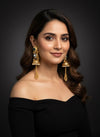 Kavya Kashmiri Earrings (Green)