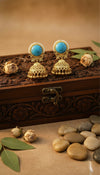 Heritage Jhumkas (Blue)