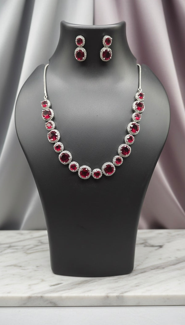 Royale Glow AD Necklace (Red)