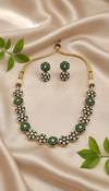 Meher Kundan Necklace (Green)