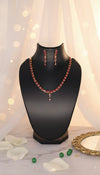 Radiant Line AD Necklace (Pink)