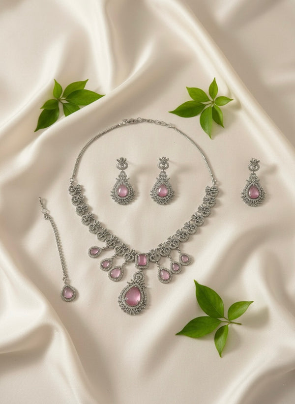 Diva AD Necklace (Pink)