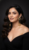 Zehra Kashmiri Earrings (Black)