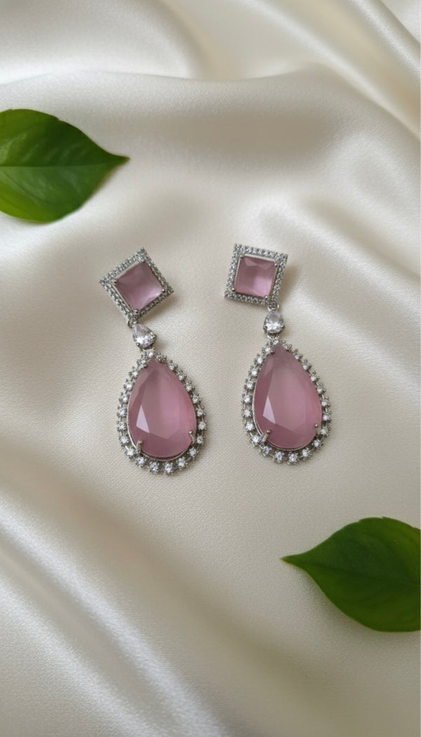 Glimmer AD Earrings (Pink)
