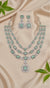 Luxe Layered AD Necklace (Mint Green)