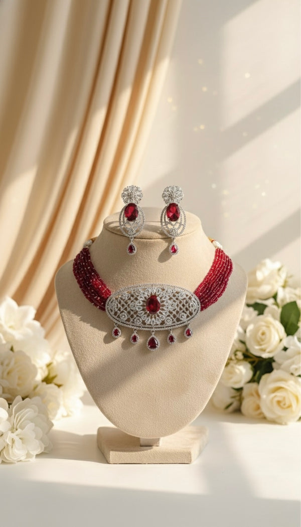 Amira AD Chokar Set (Wine)