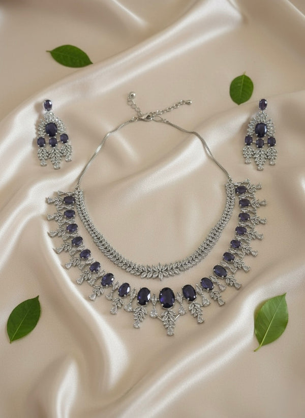 Lustre AD Necklace (Purple)
