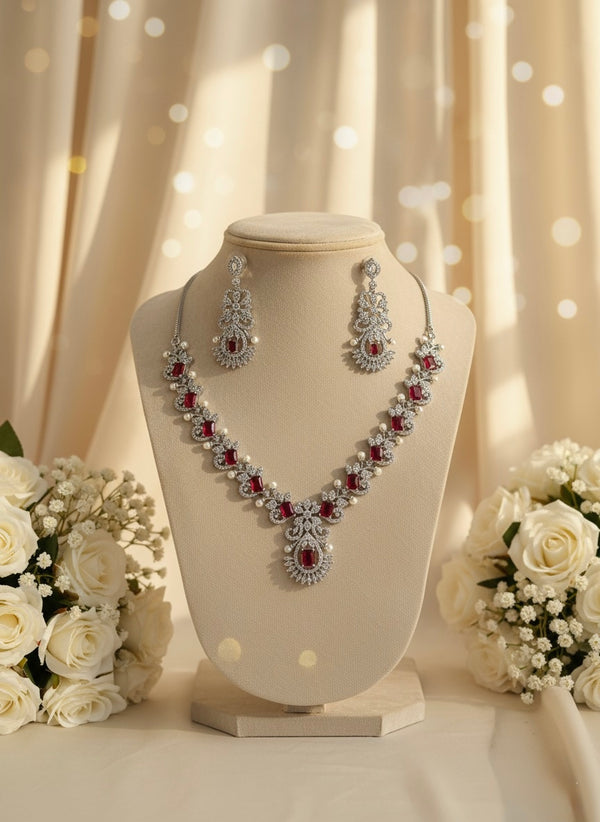 Lush AD Necklace (Red)
