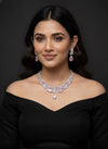 Mira AD Necklace (Pink)