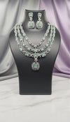 Luxe Layered AD Necklace (Mint Green)