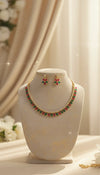Myra AD Necklace (Pink and Green)