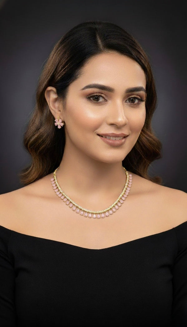 Myra AD Necklace (Peach)
