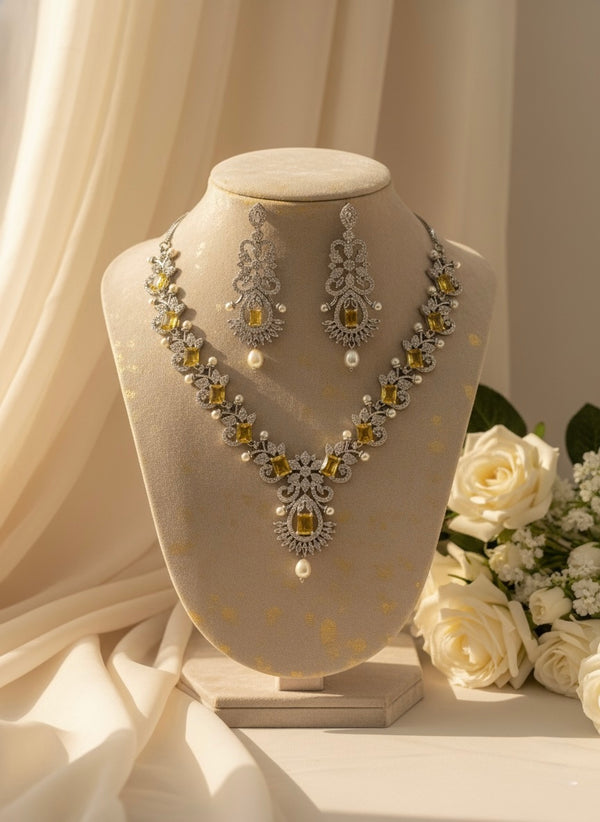 Lush AD Necklace (Yellow)
