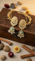 Noor Chain Earrings (Mint Green)